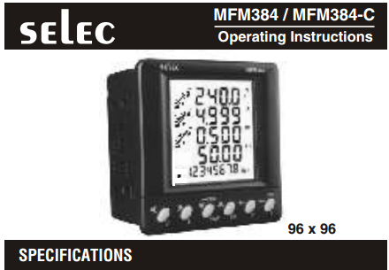 Đồng hồ đa năng MFM384-C-CE